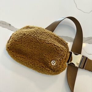 lululemon athletica Brown Sherpa Belt Bag